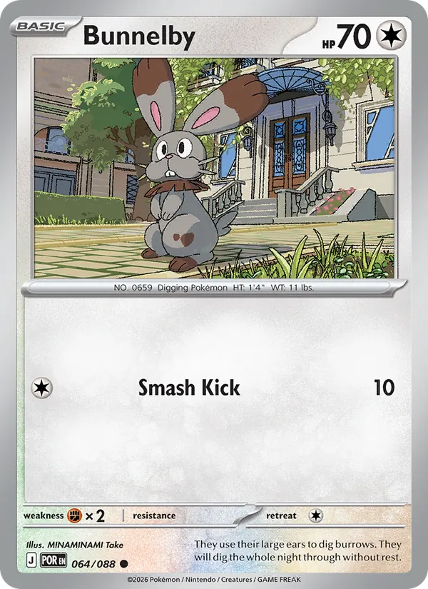 Bunnelby card