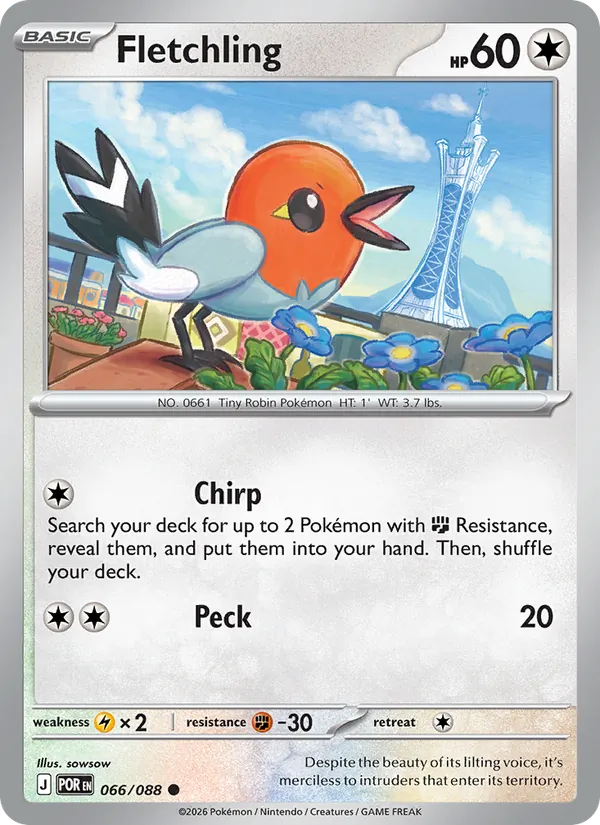 Fletchling card