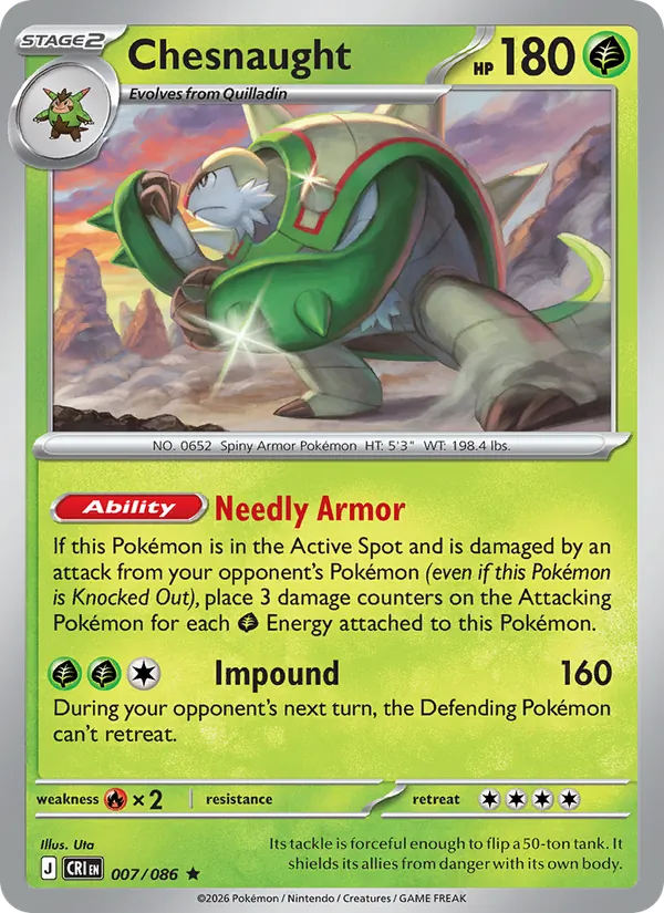 Chesnaught card