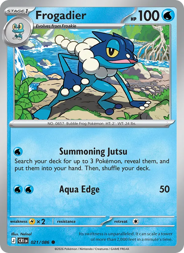 Frogadier card