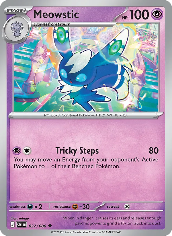 Meowstic card