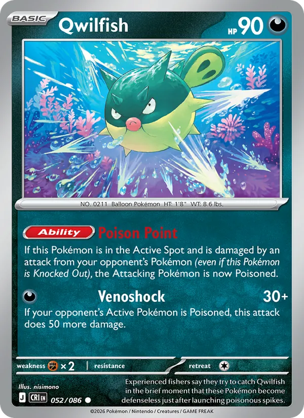 Qwilfish card