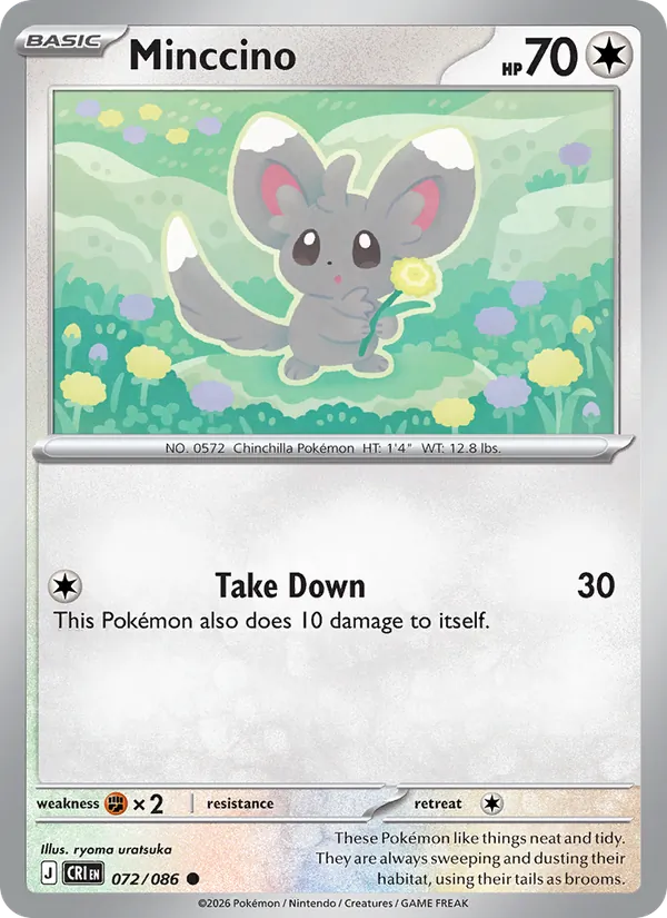 Minccino card