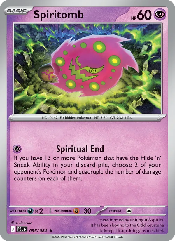 Spiritomb card
