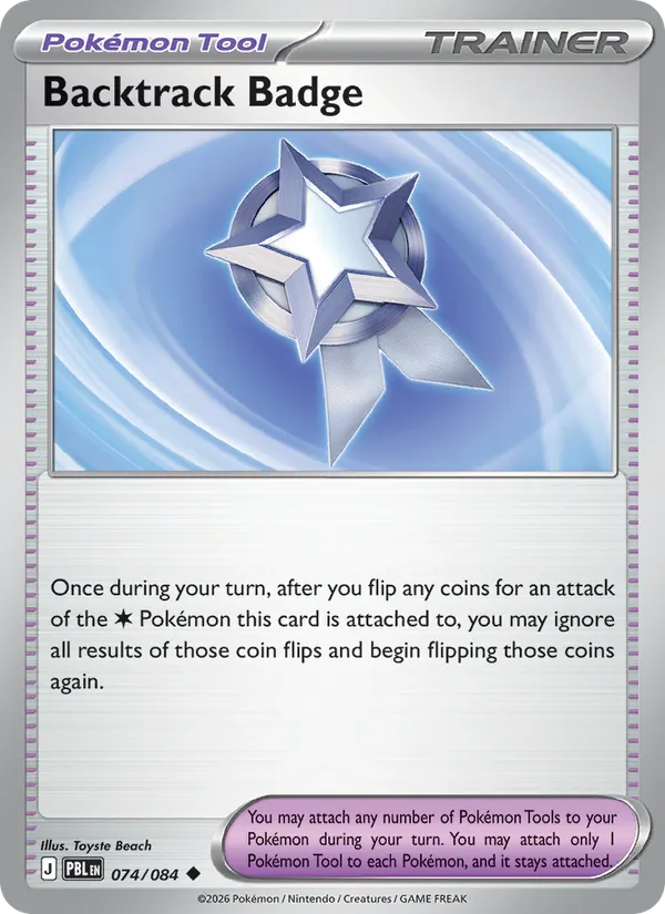 Backtrack Badge card