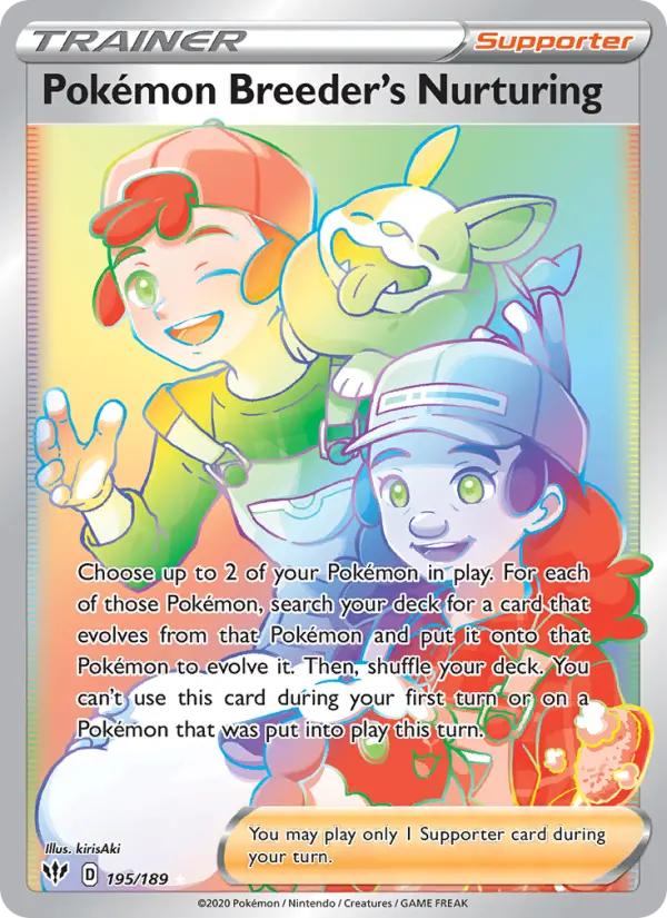 Pokémon Breeder's Nurturing card