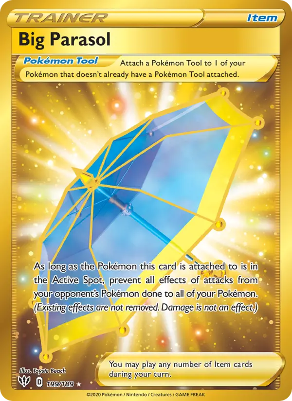 Big Parasol card