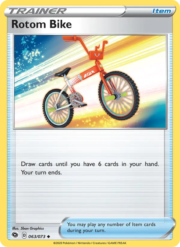 Rotom Bike card