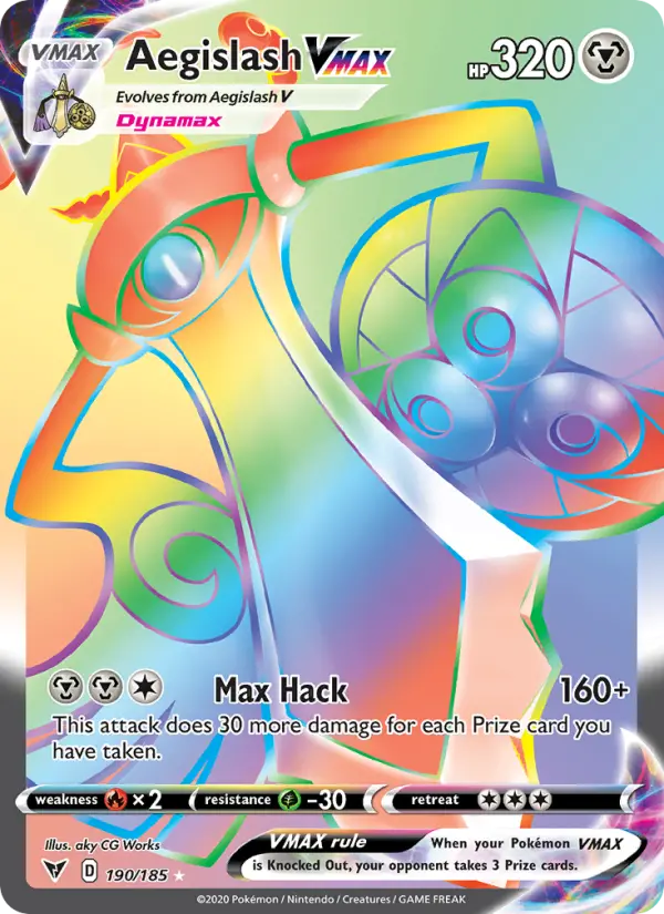 Aegislash VMAX card