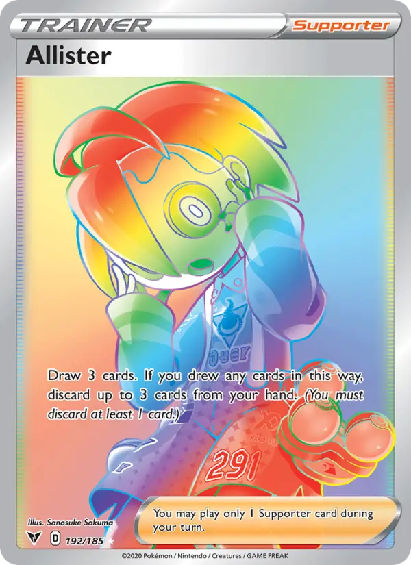 Allister card