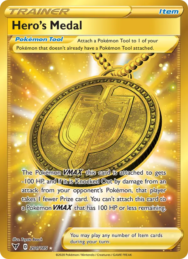 Hero's Medal card