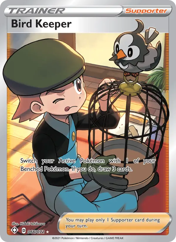 Bird Keeper card