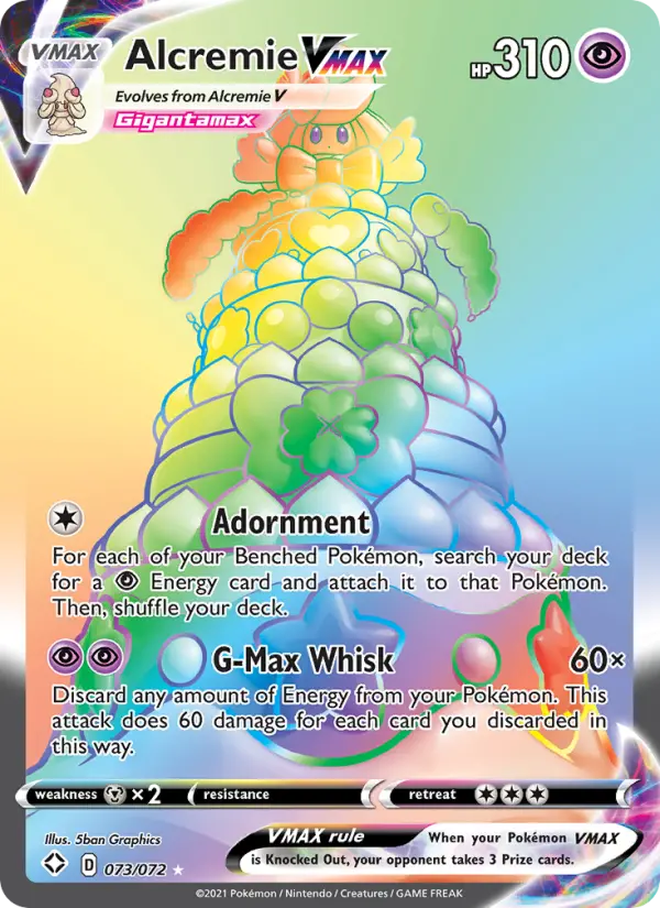 Alcremie VMAX card