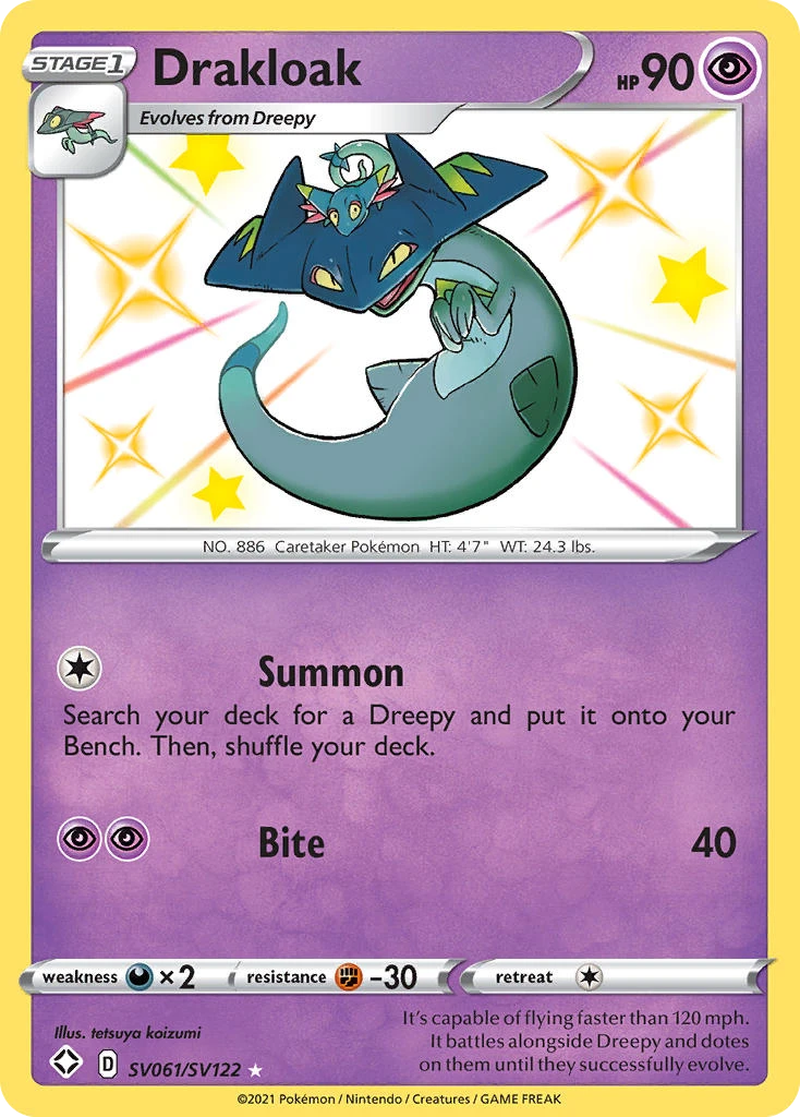 Drakloak card