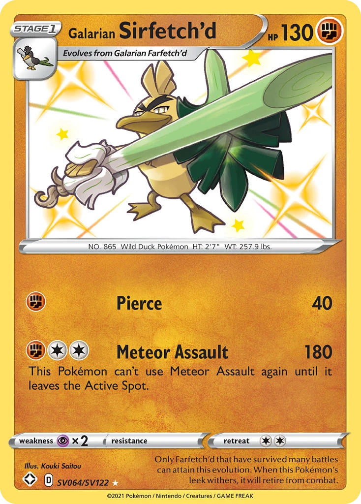 Galarian Sirfetch'd card