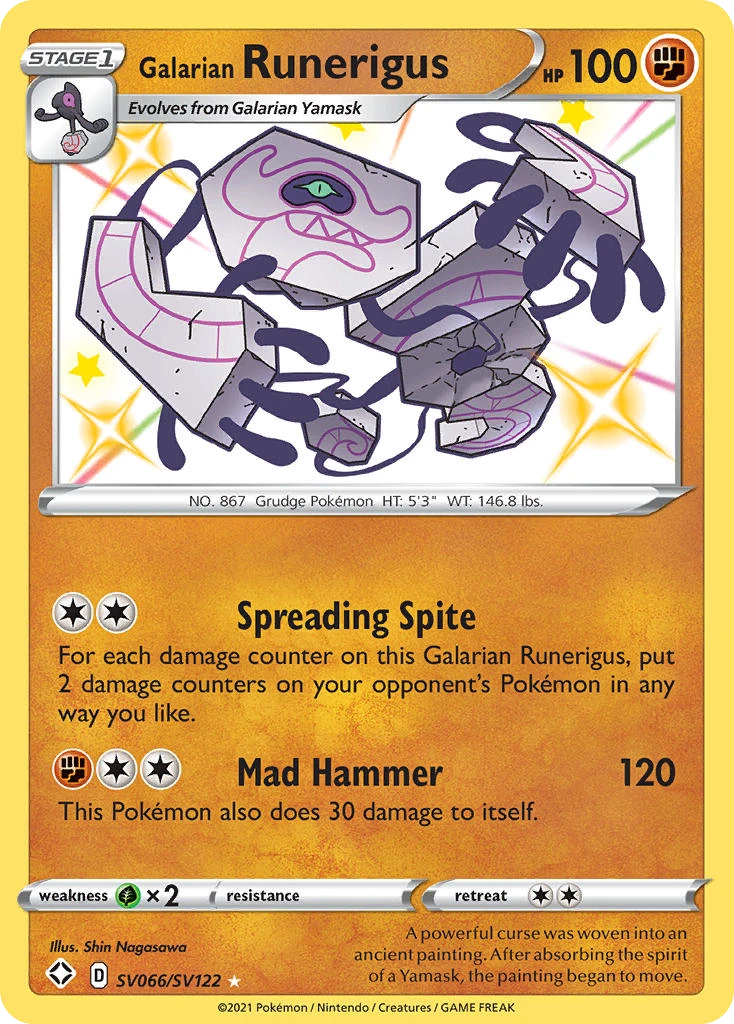 Galarian Runerigus card