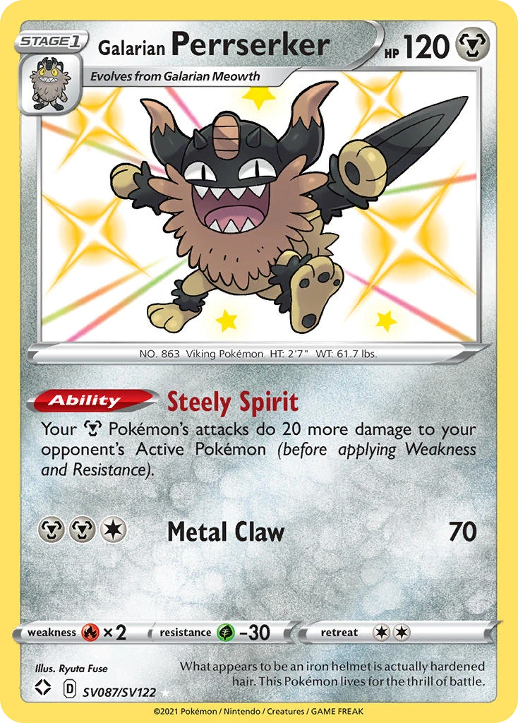 Galarian Perrserker card