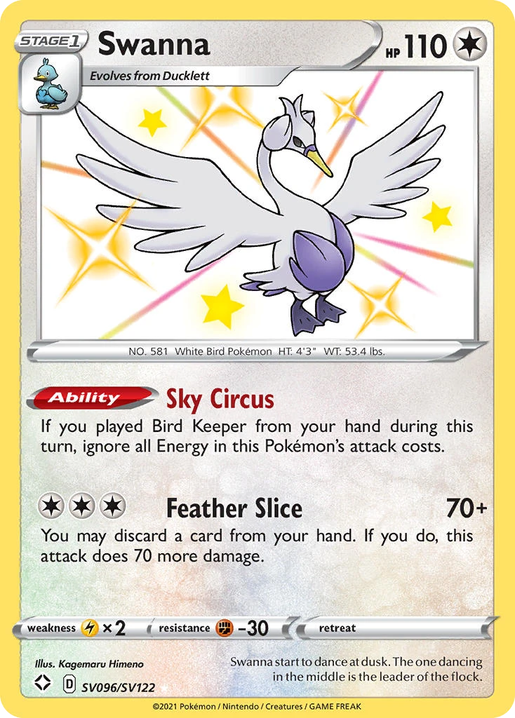 Swanna card