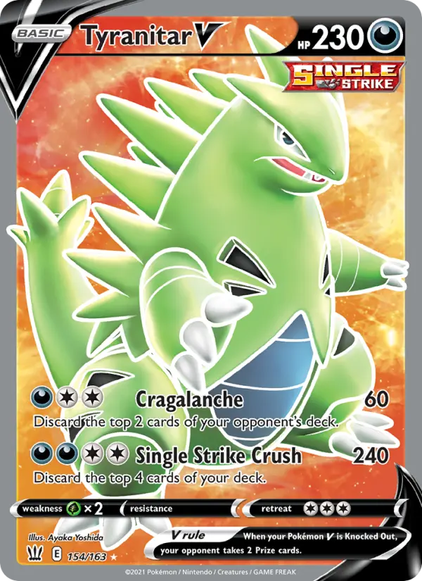 Tyranitar V card