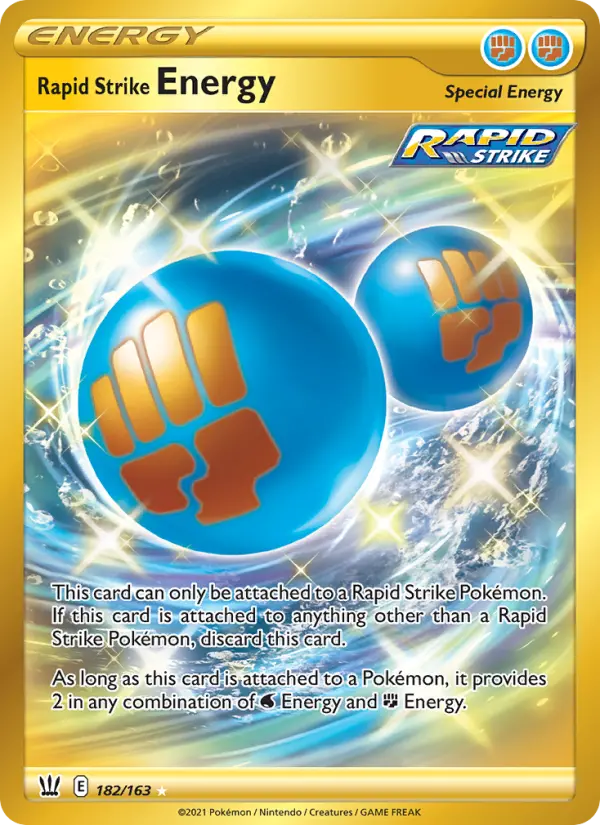 Rapid Strike Energy card