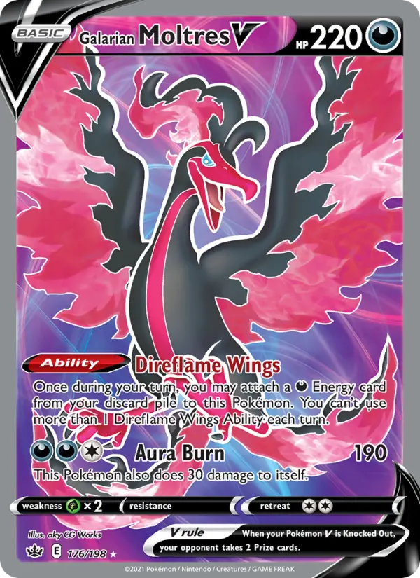 Galarian Moltres V card