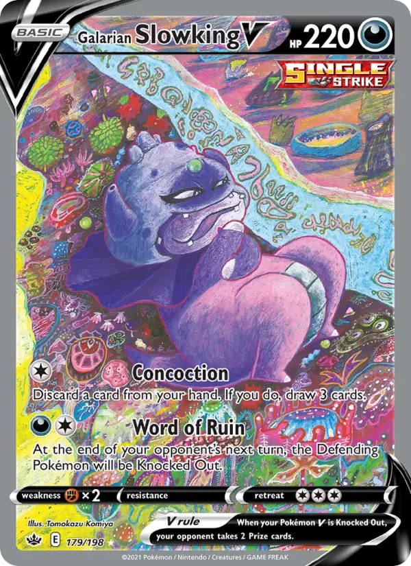 Galarian Slowking V card