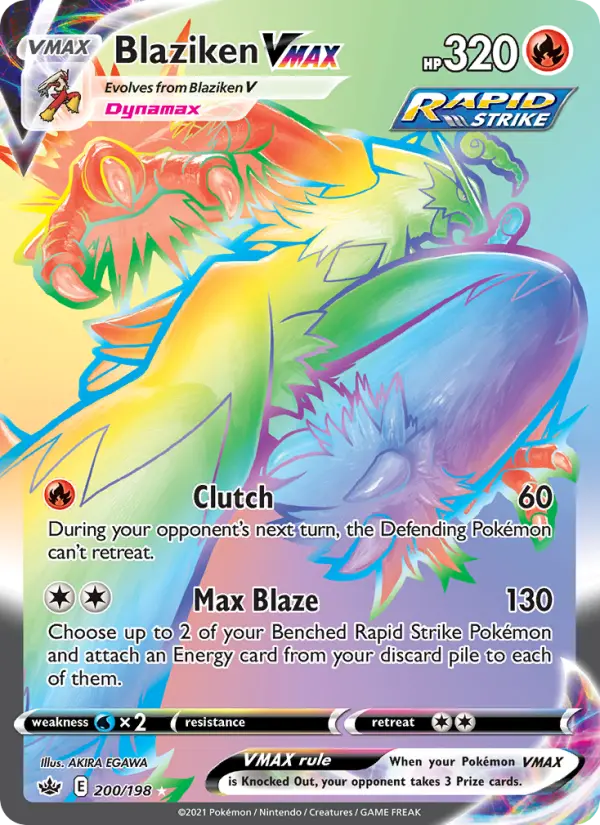Blaziken VMAX card