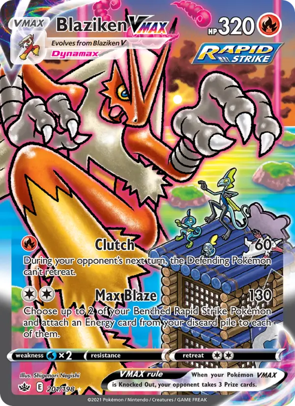 Blaziken VMAX card