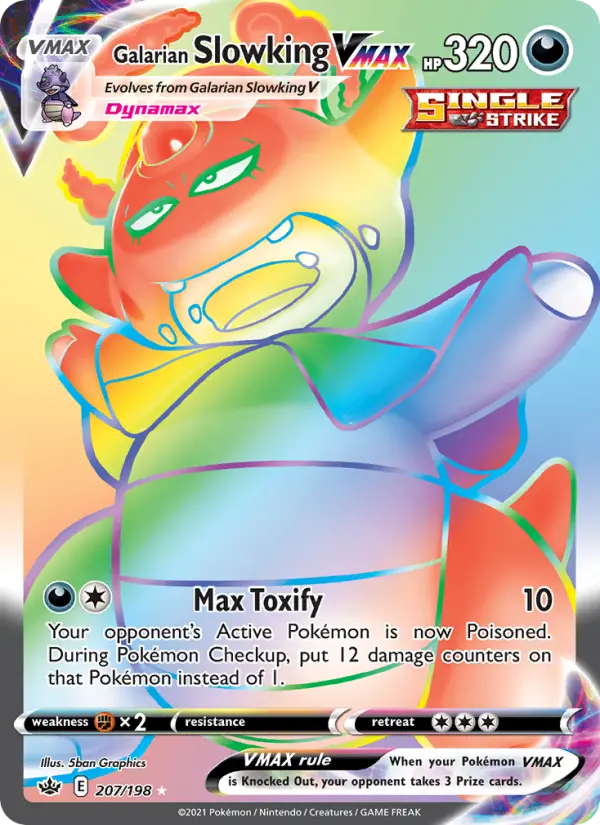 Galarian Slowking VMAX card