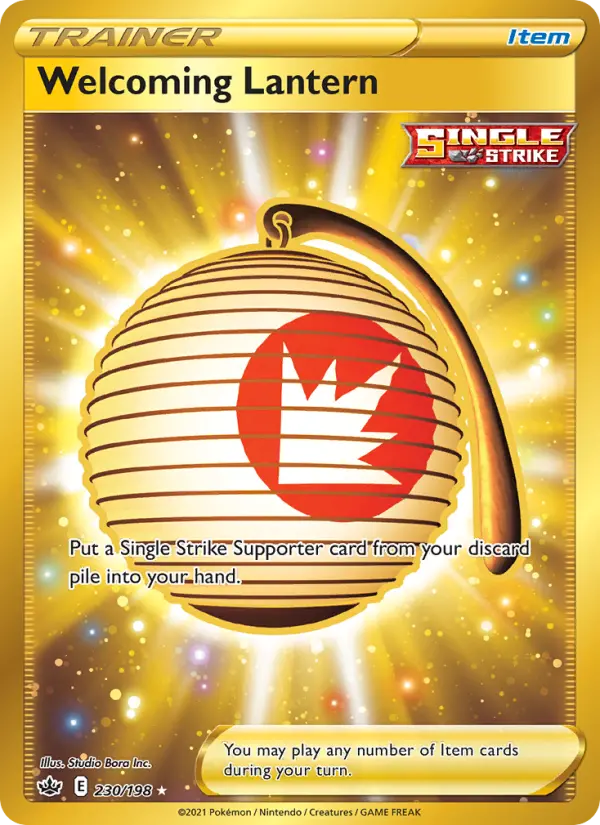Welcoming Lantern card