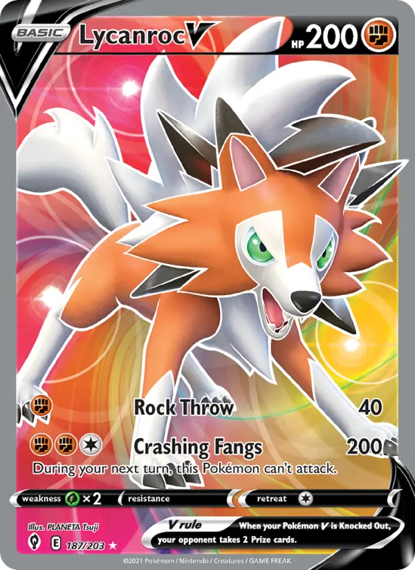 Lycanroc V card