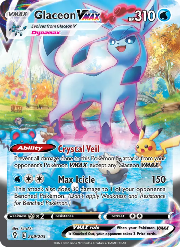 Glaceon VMAX card