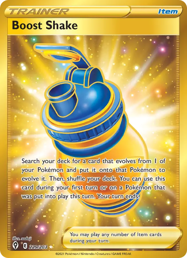 Boost Shake card