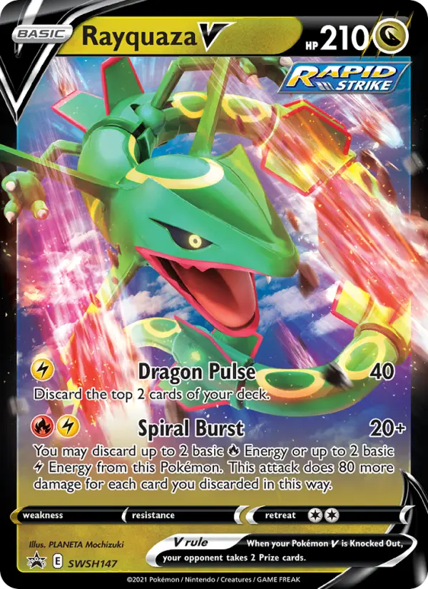 Rayquaza V card