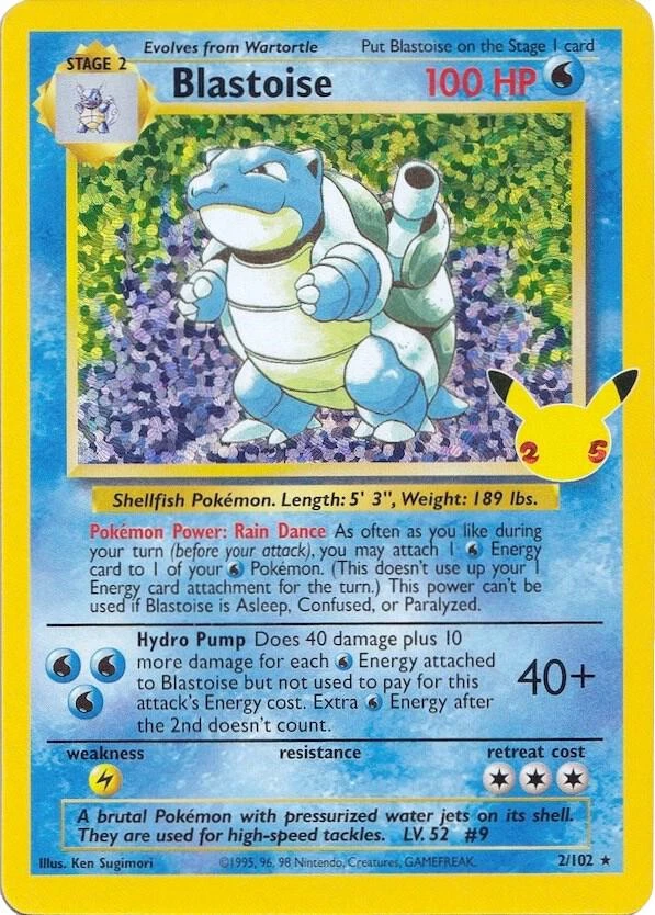 Blastoise card