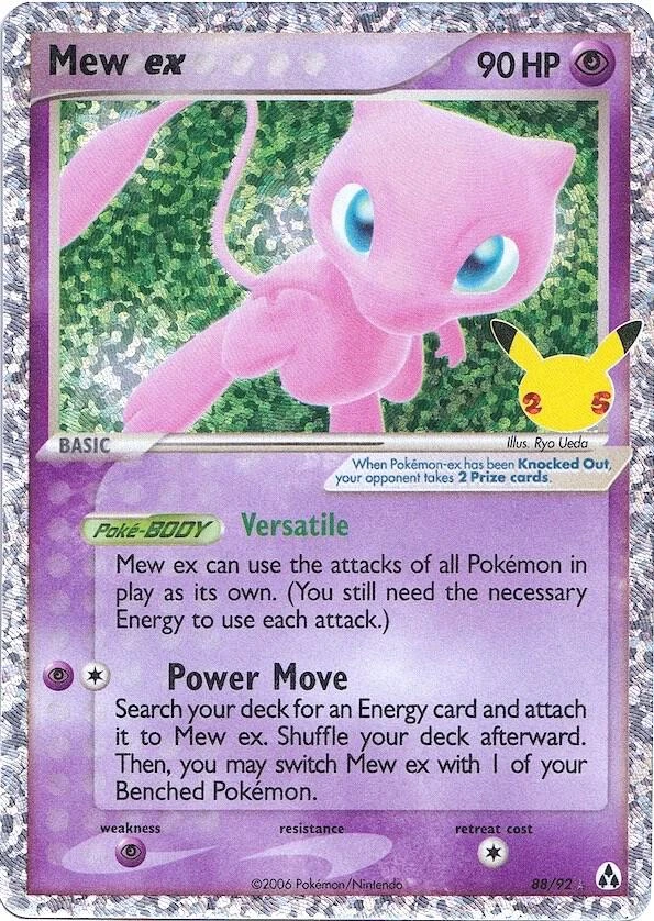 Mew ex card