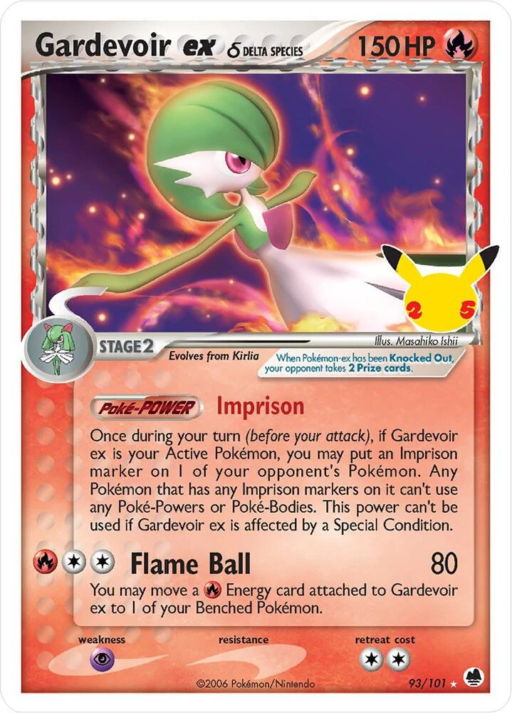 Gardevoir ex card