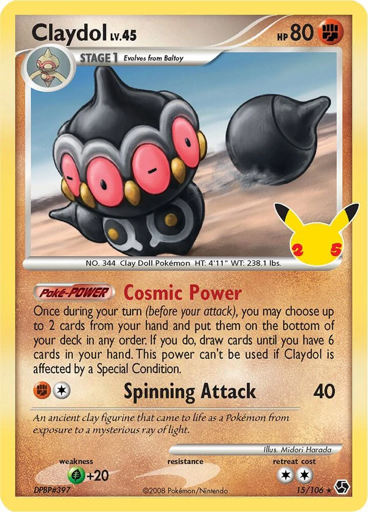 Claydol card