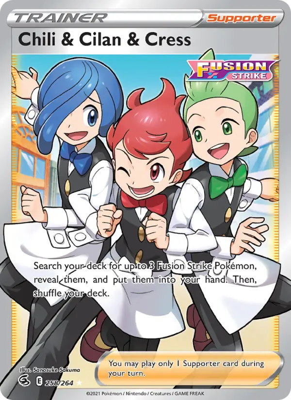 Chili & Cilan & Cress card