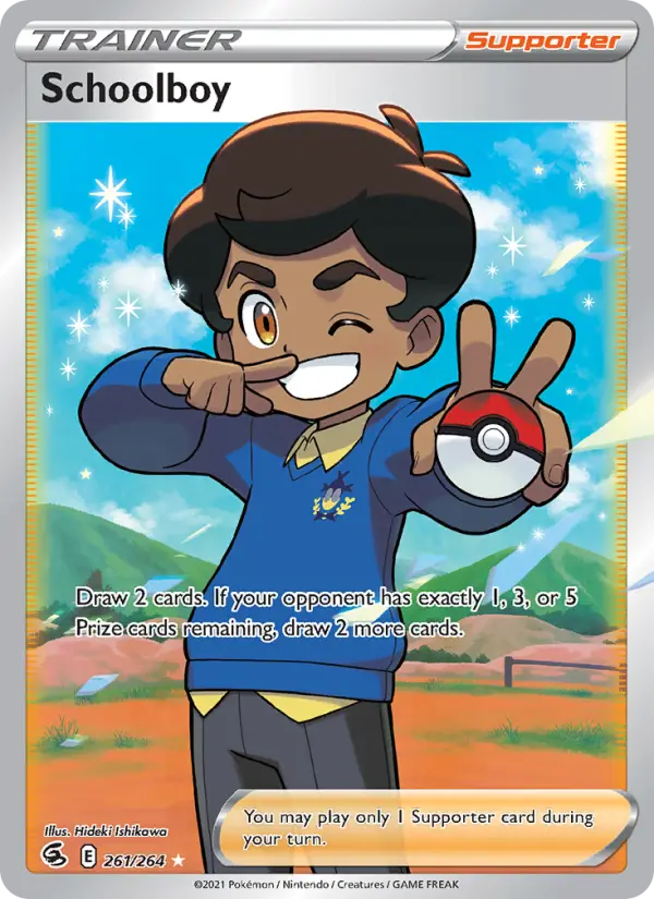 Schoolboy card