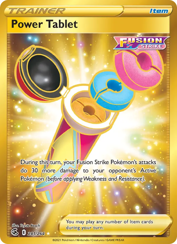 Power Tablet card