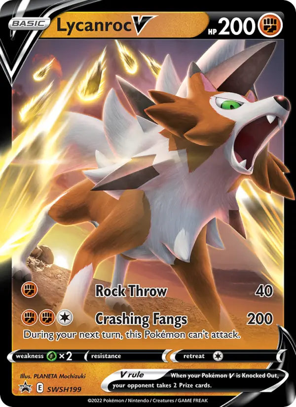 Lycanroc V card