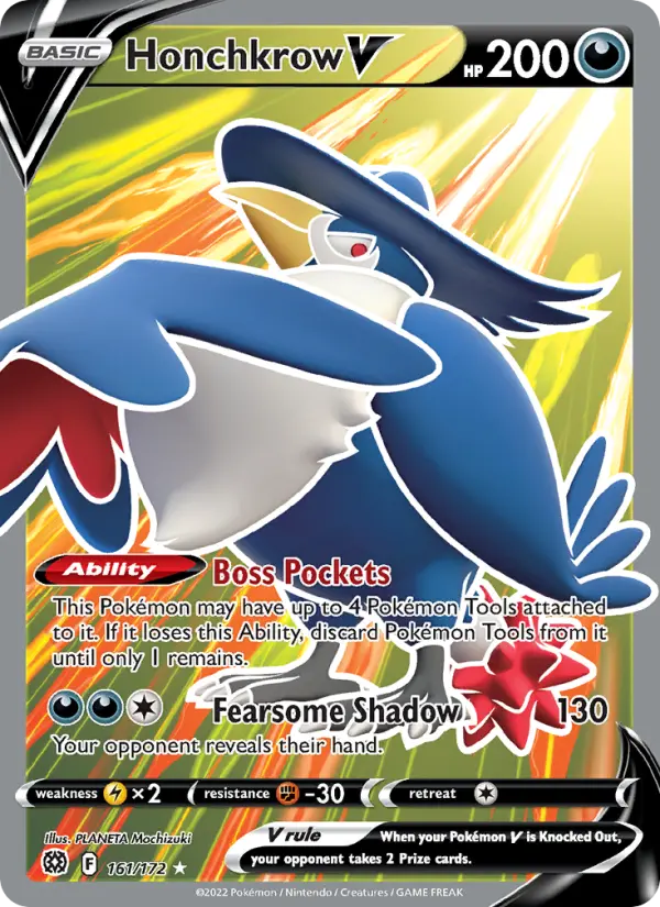 Honchkrow V card