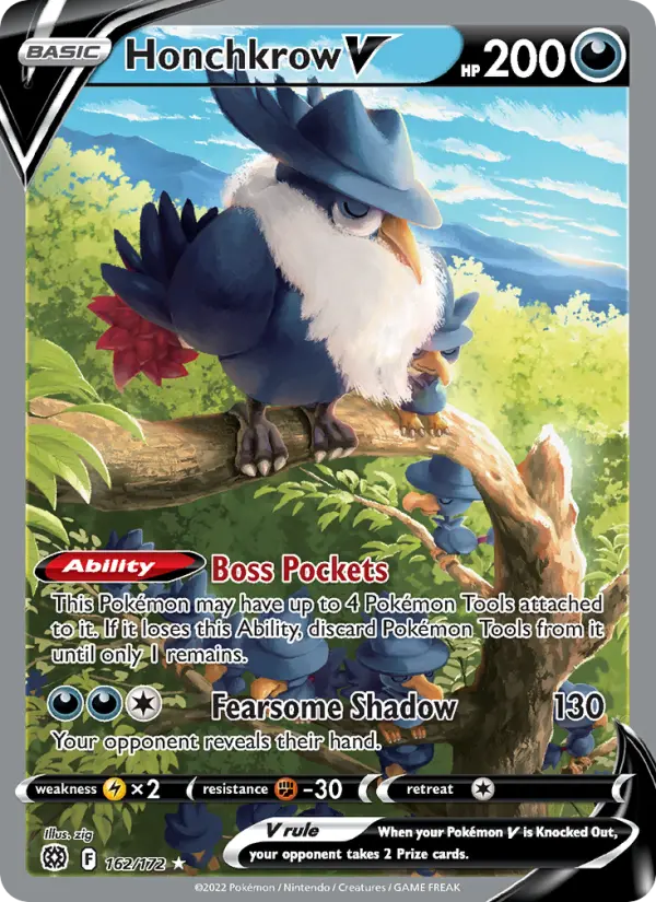 Honchkrow V card