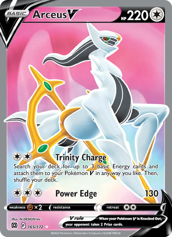 Arceus V card
