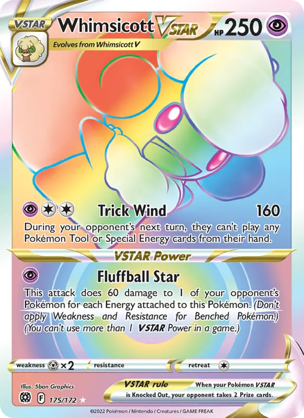 Whimsicott VSTAR card