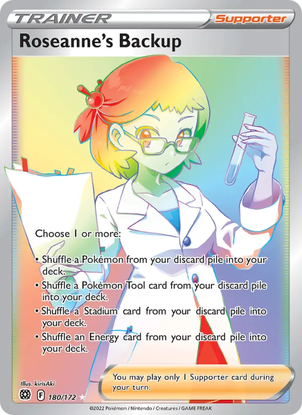 Roseanne's Backup card