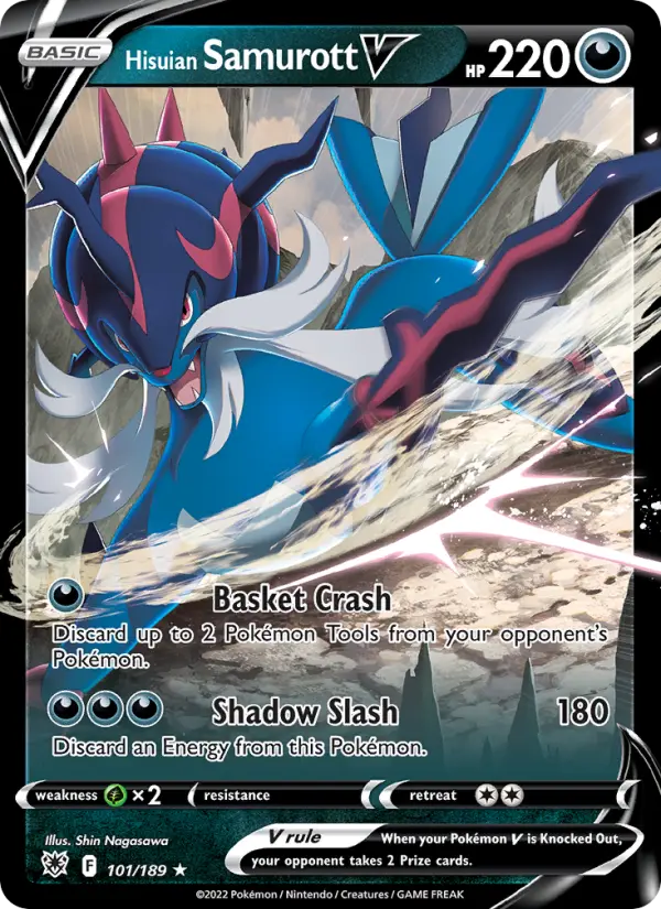 Hisuian Samurott V card