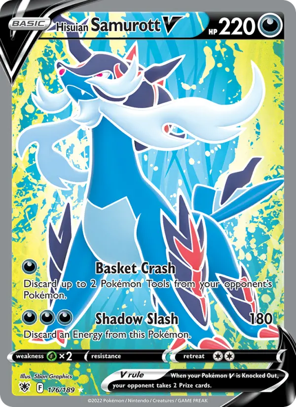 Hisuian Samurott V card