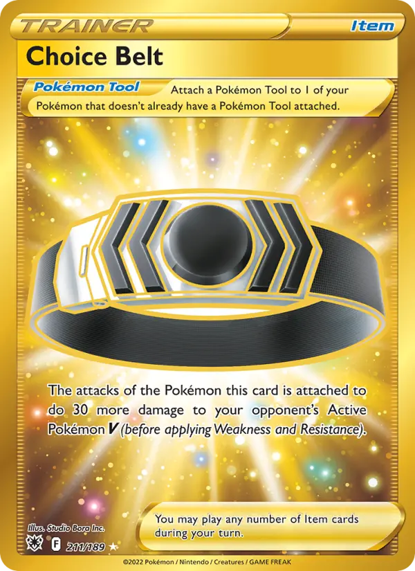 Choice Belt card